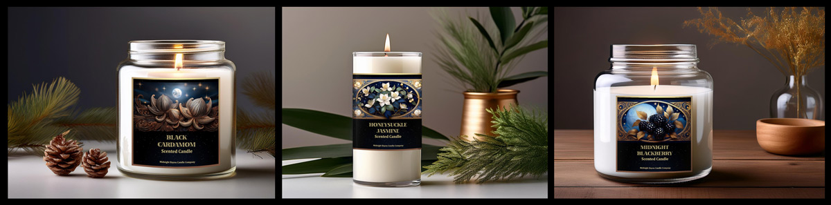 Candle Label Mockup